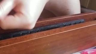 Rubbing One Out At The Desk