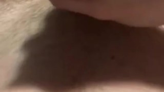 Cumming with my cock ring on