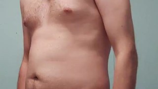 Getting ready to shower