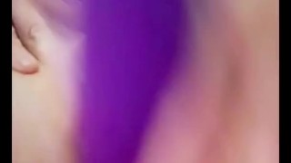 Redheaded Milf Toy Triple Penetration 