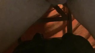 Jerking off with fleshlight sex toy