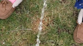 Outside Morning Pee During Quarantine 