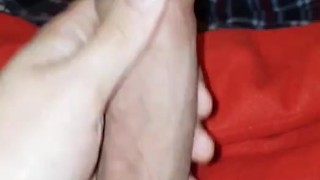 Solo Male Jerking Off Big Cock to Stepmom Porn - Huge Cumshot