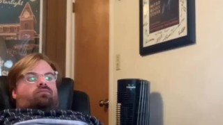Blond Hipster Cub Jacks Off to Pornhub 