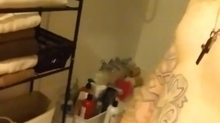 Tatted up irish guy masturbating