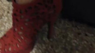 TeenGirl Smoking Fetish, play with pussy and dance 