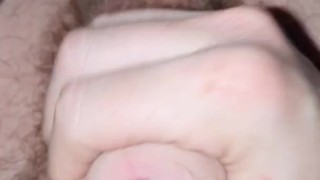 Straight guy Quick wank after work and cum, hairy