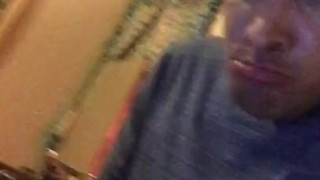 Blake Joseph young mixed cock tatted boy thick dick jacking off with his big fat hard huge dick