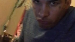 Blake Joseph young mixed cock tatted boy thick dick  jacking off with his big  fat hard huge dick