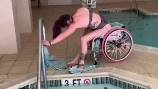 Sexy Paraplegic Swimsuit 