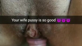 You wife let me fuck her bare,no-condom, pussy!