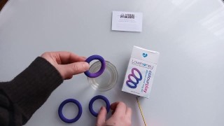Unboxing Silicone color change Cockrings Set (Club-des-branleurs.fr)