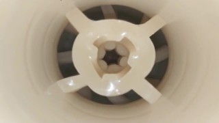 Fucking And Cumming Inside My FlashLight - Intense Orgasm and Crempie
