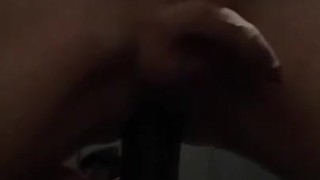 Me and my big black cock toy