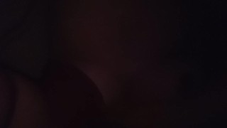 ASIAN SHOWING TITS AT NIGHT