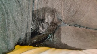 PISS JEANS ON THE BED
