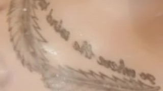 Shower time fun playing with my pussy