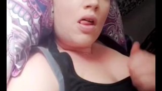 Milf Sticks A Vibrator In Her Big Ass