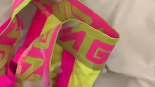 Cumming on Jockstrap