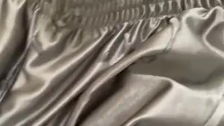 Cumshot on my boyfriends gymshorts