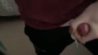 Massive Cumshot on Mirror