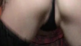 School girl shakes her ass 