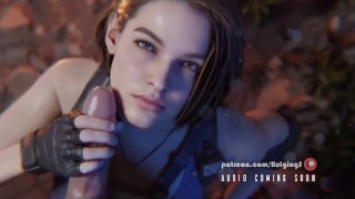 Jill Valentine hentai facial