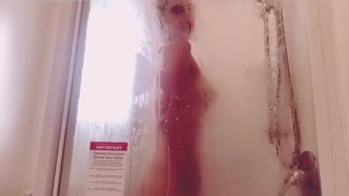 Amateur Sexy Milf Soaping Herself In Shower