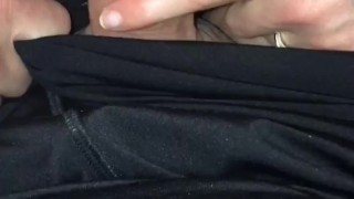 Wife gets me to Cum in her hand so she can feed me Cum. Bonus slo motion 