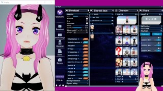 Becoming a 3D Waifu ♡ VR ♡ V-Tube ♡ Virtual Idol ♡ App Tutorial VR Vivi