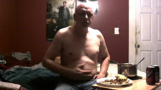 piggy stuffing, belly play, burping