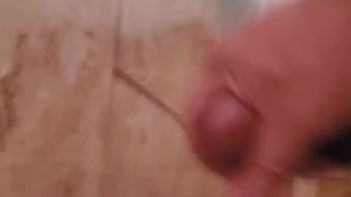 Shower cumshot