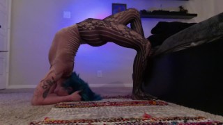 being bendy and my body suit pops open