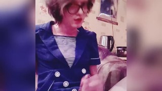 Hattabi4ik Sweet Crossdresser Fapping Big Dick (Hot Ass) 