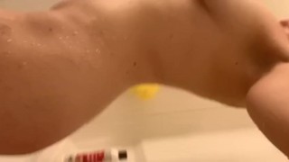 Shower time with miss abbey 