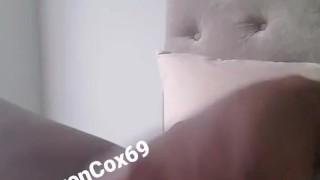 Dripping cum solo ebony