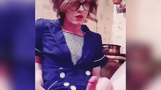 Hattabi4ik Crossdresser Self Pissing And Cumshot (Gold Rain) Fetish