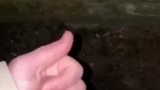 wanking in public at my Village nearly got caught multiple times 