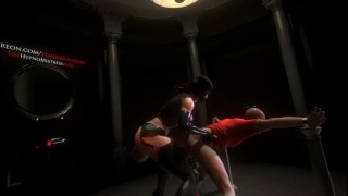 Citor3 SFM VR Porn Games Latex Futa Mistress Fucks Male Anal