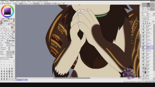 Gojira Begging - Speedpaint (Commission)