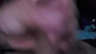 Half-mast masturbation and cum
