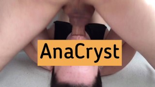 Глубокий горловой минет от AnaCryst
