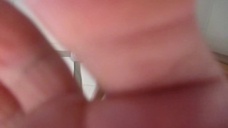 Sweat feet of giantess for tiny slave