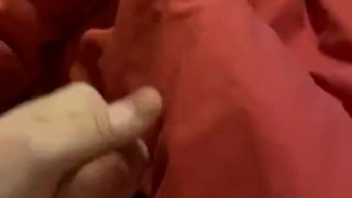 Got busy wanking my hard cock and moaning and big cumshot 