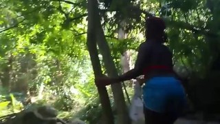 College Student Exploring Outdoors Redhead Teen Quarantine by CoronaVirus 