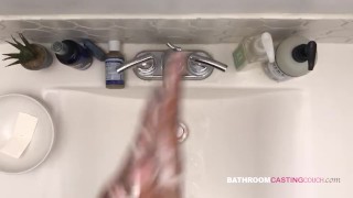 Casting for a Model With PERFECT Nails See Her Get Cleaned During Audition