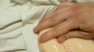 Me fucking my rubber pussy high on meth 