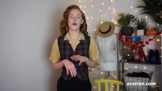 Glamorous Redhead Has Intense Orgasm With Black Vibe