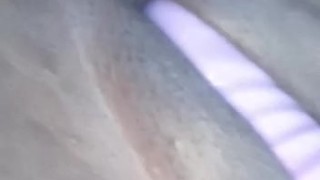 Horny College girl makes her pussy spit