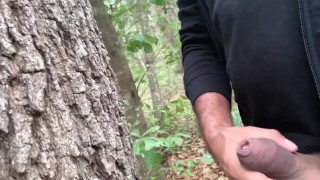 Cum shot in the Public Park. Quarantine Jerk Off Challenge. Day 6